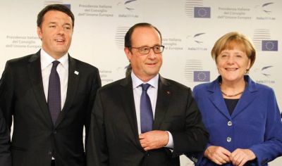 Merckel Hollande renzi