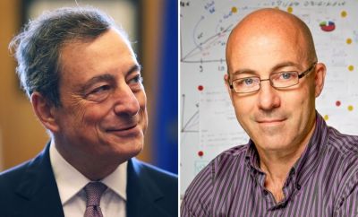 Mario Draghi e il ministro della Transizione Ecologica Roberto Cingolani