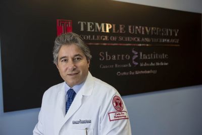 Antonio Giordano, docente di Anatomia e Istologia patologica presso l’Università di Siena e direttore della Sbarro Health Research Organization presso la Temple University